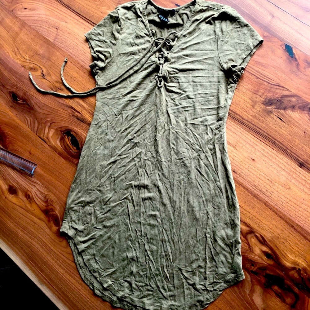 Forever 21 Olive Green Dress